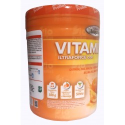 Iltraforce Vitamina C 500g sabor a Naranja endulzada con Stevia.