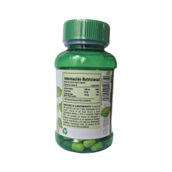 Centella Asiatica Gutu Kola x100 Caps | Naturals Homeopatc información nutricional.